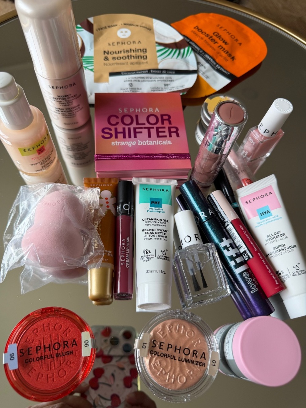 SEPHORA GOLD TIN 2025 Premium Makeup & Skincare Advent Calendar